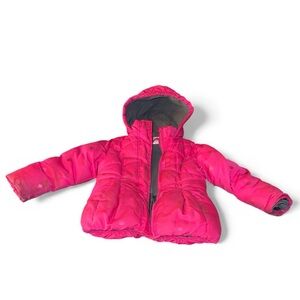 Okie Dokie Bright Pink Puffer Jacket